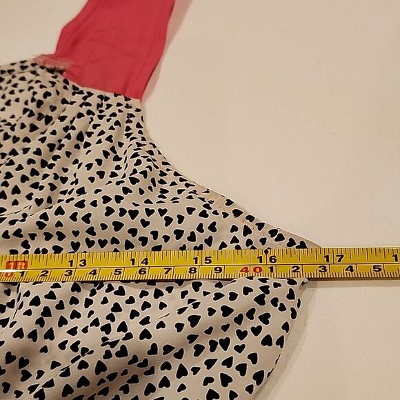 Candies Hearts Tank Top Sz Small Bow Waist Vtg Inspired Y2k Retro Fairy Parisian - Picture 3 of 8